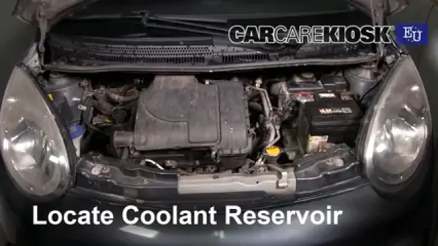 2008 Citroen C1 Advance 1.0L 3 Cyl. Coolant (Antifreeze) Check Coolant Level